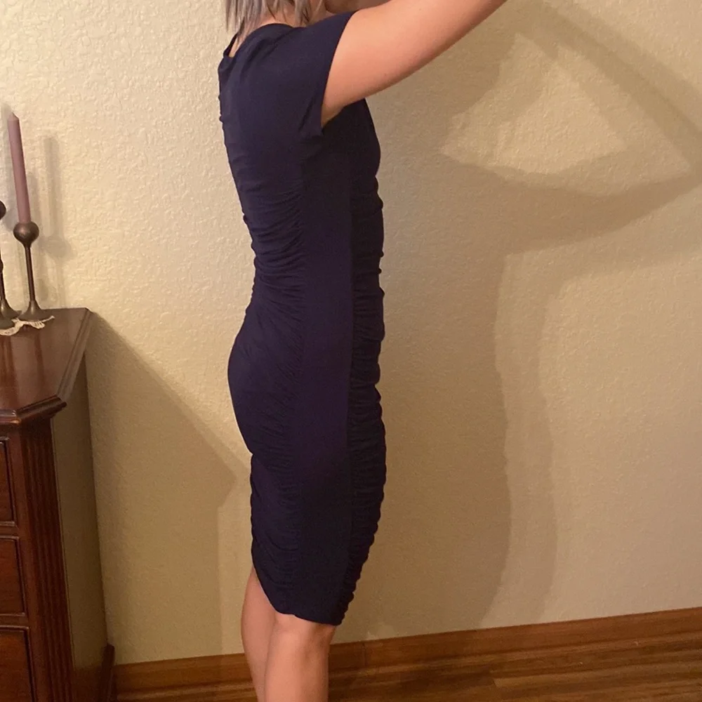 NWOT Venus navy blue bodycon dress size s - Picture 2 of 4